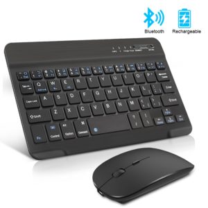 Noiseless Rechargeable Wireless Keyboard and Mouse Mini Bluetooth
