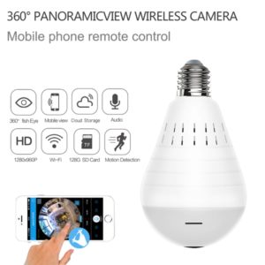 Mini IP Camera 360 Degree LED Light