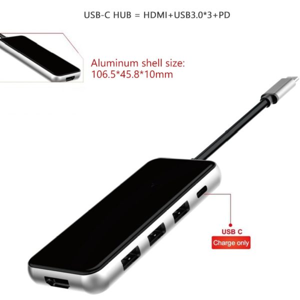 USB-C Laptop Docking Station compatible with Laptop Macbook Pro HP DELL Surface Lenovo Samsung