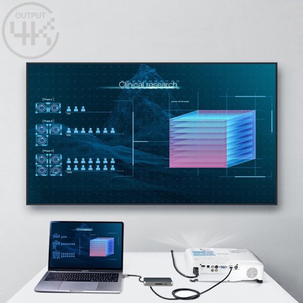 USB-C Laptop Docking Station compatible with Laptop Macbook Pro HP DELL Surface Lenovo Samsung