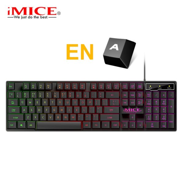 Gaming Keyboard and Mouse Set with RGB