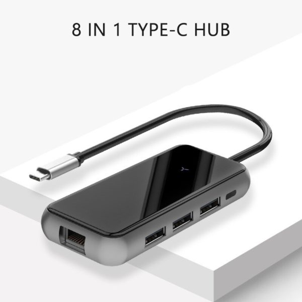 USB-C Laptop Docking Station compatible with Laptop Macbook Pro HP DELL Surface Lenovo Samsung