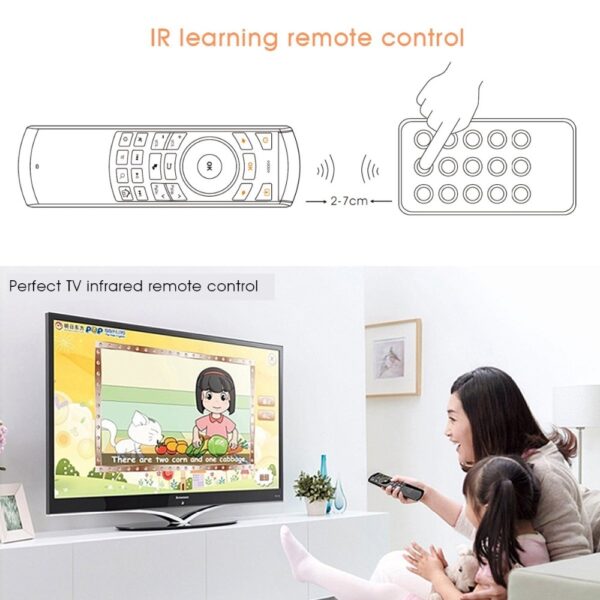Rii i25 2.4G Mini Wirless Air mouse Keyboard With IR Remote Control