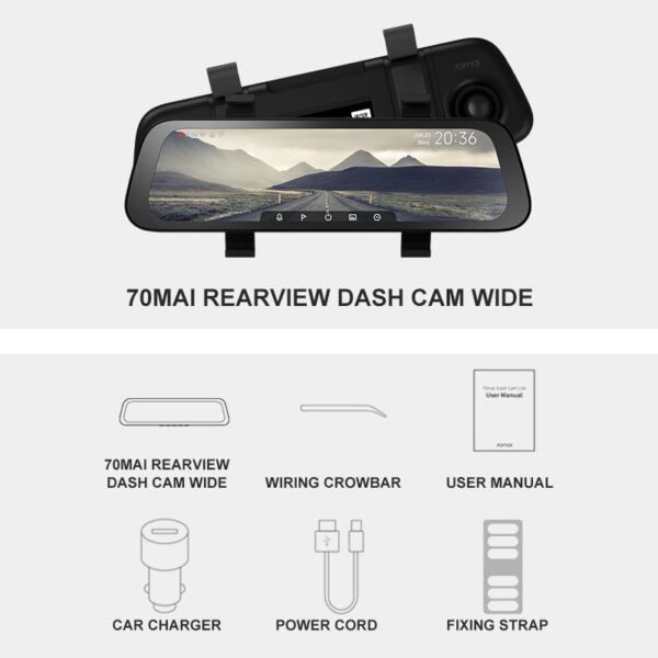 70mai Mirror Dash Cam