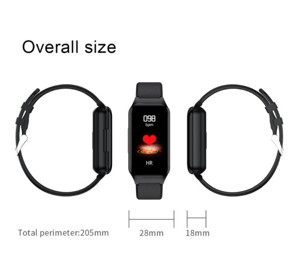 AI Smart Watch with Bluetooth Earphone and Heart Rate Monitor 2020 model