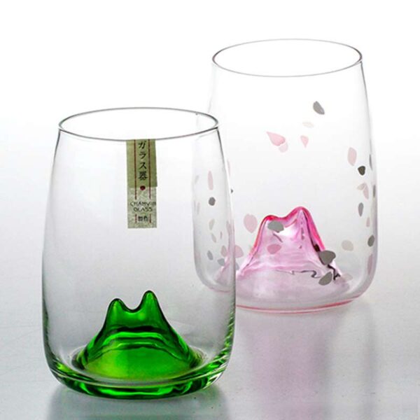 280ml Cherry Blossoms Japanese Crystal Glass