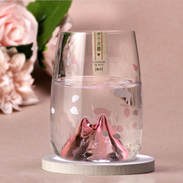 280ml Cherry Blossoms Japanese Crystal Glass