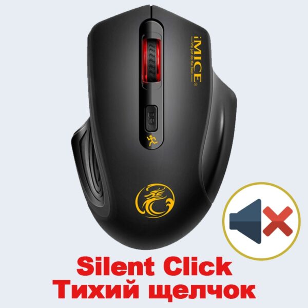 USB Wireless Mouse 2000DPI USB 2.0 - 2.4GHz Ergonomic Mice For Laptop PC Silent Mouse