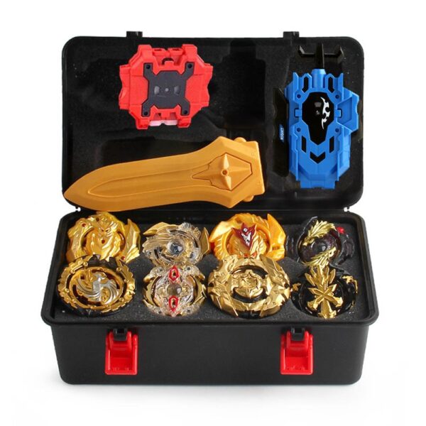 Top Beyblade Burst Bey Blade Toy Metal Funsion Bayblade Set Storage Box With Handle Launcher Plastic Box Toys For Children