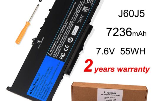 J60J5 Replacement Laptop Battery For Dell Latitude E7270 E7470 J60J5 R1V85 MC34Y 242WD 7.6V 55Wh