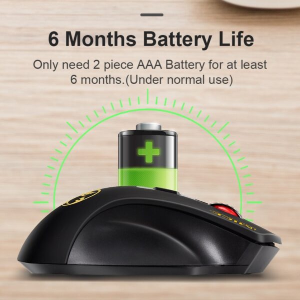 USB Wireless Mouse 2000DPI USB 2.0 - 2.4GHz Ergonomic Mice For Laptop PC Silent Mouse