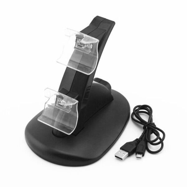 USB LED Dual Controller Charging Dock Station for Microsoft Xbox One Controllers