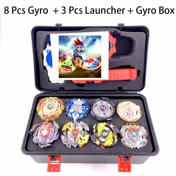 Top Beyblade Burst Bey Blade Toy Metal Funsion Bayblade Set Storage Box With Handle Launcher Plastic Box Toys For Children