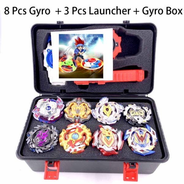 Top Beyblade Burst Bey Blade Toy Metal Funsion Bayblade Set Storage Box With Handle Launcher Plastic Box Toys For Children