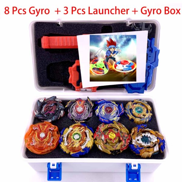 Top Beyblade Burst Bey Blade Toy Metal Funsion Bayblade Set Storage Box With Handle Launcher Plastic Box Toys For Children