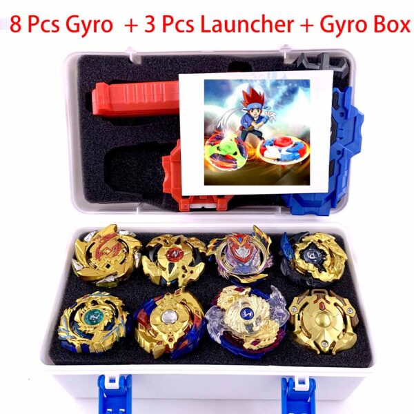 Top Beyblade Burst Bey Blade Toy Metal Funsion Bayblade Set Storage Box With Handle Launcher Plastic Box Toys For Children