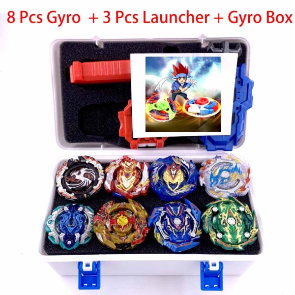 Top Beyblade Burst Bey Blade Toy Metal Funsion Bayblade Set Storage Box With Handle Launcher Plastic Box Toys For Children