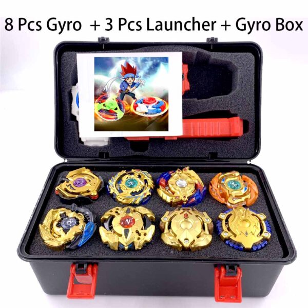 Top Beyblade Burst Bey Blade Toy Metal Funsion Bayblade Set Storage Box With Handle Launcher Plastic Box Toys For Children
