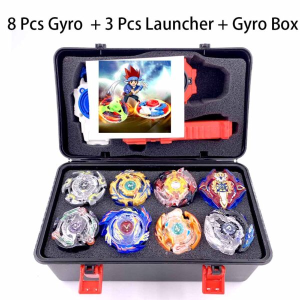 Top Beyblade Burst Bey Blade Toy Metal Funsion Bayblade Set Storage Box With Handle Launcher Plastic Box Toys For Children