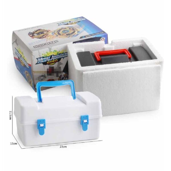 Top Beyblade Burst Bey Blade Toy Metal Funsion Bayblade Set Storage Box With Handle Launcher Plastic Box Toys For Children