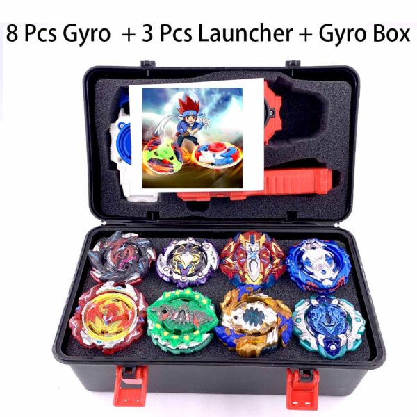 Top Beyblade Burst Bey Blade Toy Metal Funsion Bayblade Set Storage Box With Handle Launcher Plastic Box Toys For Children