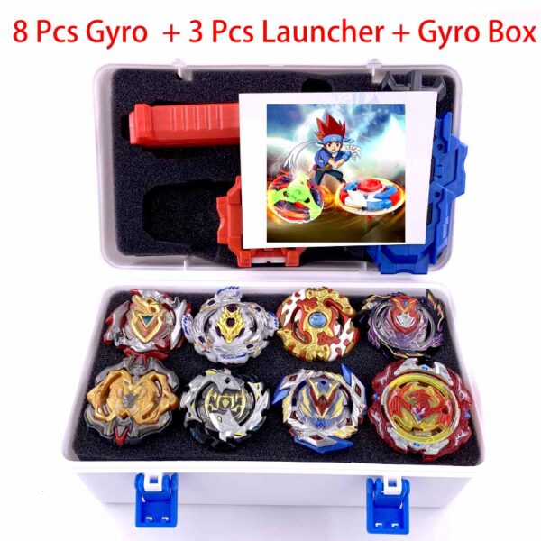 Top Beyblade Burst Bey Blade Toy Metal Funsion Bayblade Set Storage Box With Handle Launcher Plastic Box Toys For Children
