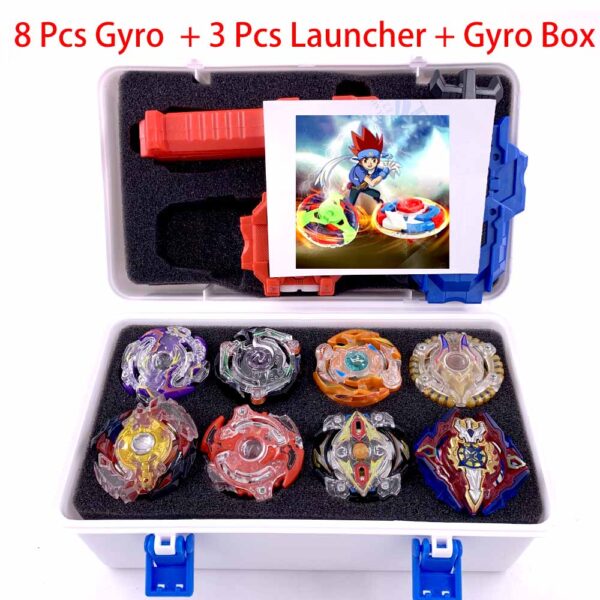 Top Beyblade Burst Bey Blade Toy Metal Funsion Bayblade Set Storage Box With Handle Launcher Plastic Box Toys For Children