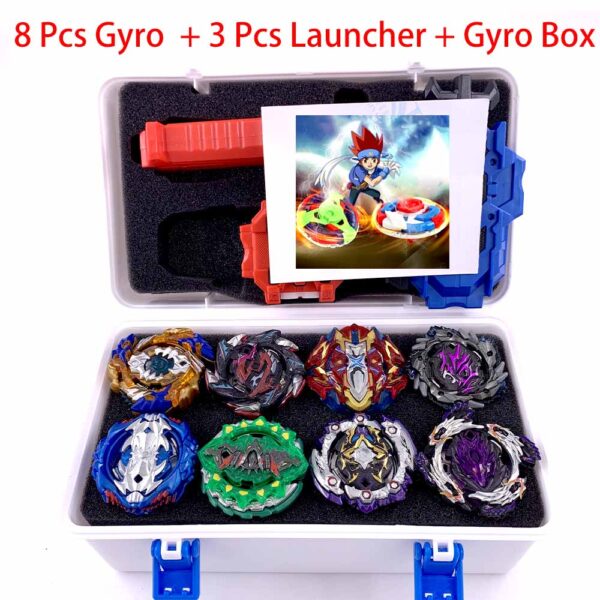 Top Beyblade Burst Bey Blade Toy Metal Funsion Bayblade Set Storage Box With Handle Launcher Plastic Box Toys For Children