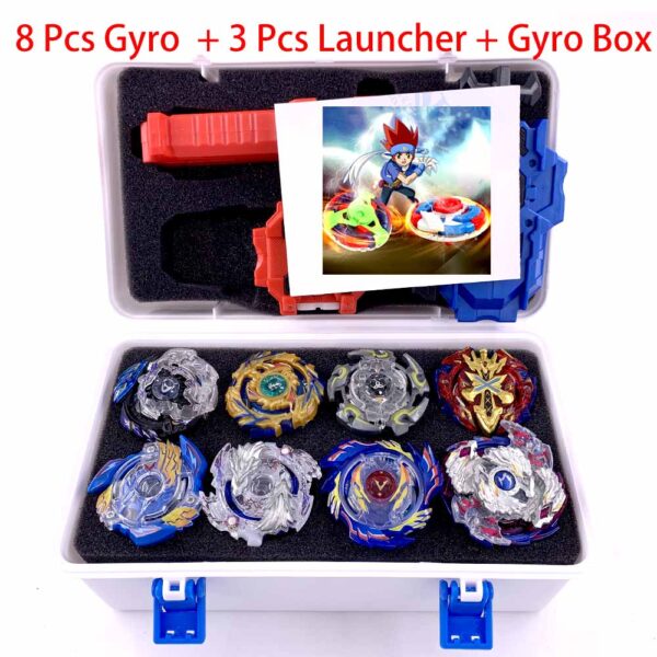 Top Beyblade Burst Bey Blade Toy Metal Funsion Bayblade Set Storage Box With Handle Launcher Plastic Box Toys For Children