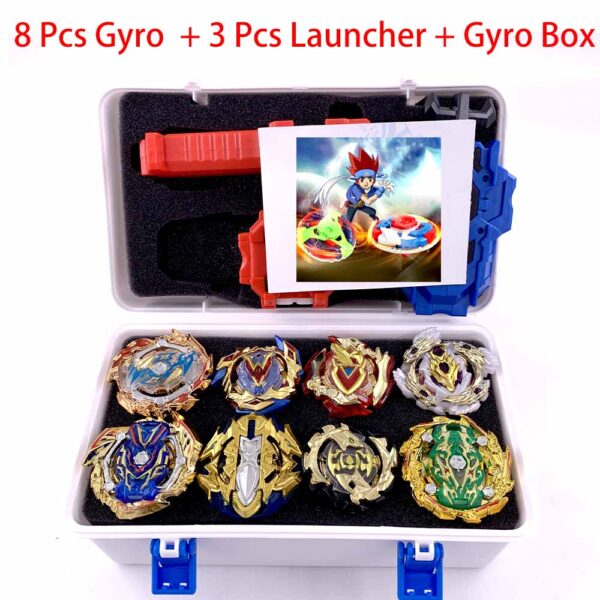 Top Beyblade Burst Bey Blade Toy Metal Funsion Bayblade Set Storage Box With Handle Launcher Plastic Box Toys For Children
