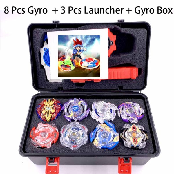 Top Beyblade Burst Bey Blade Toy Metal Funsion Bayblade Set Storage Box With Handle Launcher Plastic Box Toys For Children