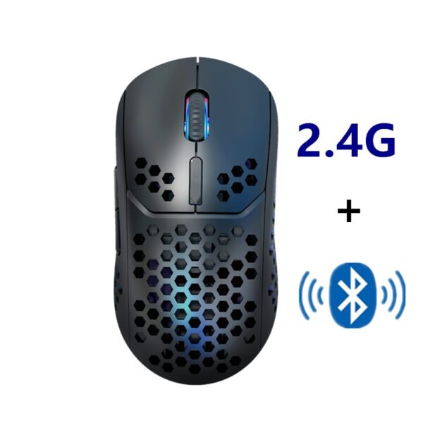 KuWFi 2 in 1 Gaming Mouse Dual Mode 2.4Ghz & Bluetooth 5.0 2400DPI