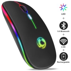 Wireless Bluetooth RGB Rechargeable Mouse
