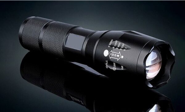Portable Mini Flashlight LED ZOOM Torch Hunting Zoomable Flashlight Torch Light - Image 6