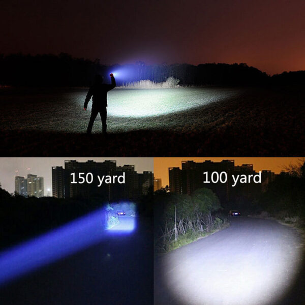 Portable Mini Flashlight LED ZOOM Torch Hunting Zoomable Flashlight Torch Light - Image 8