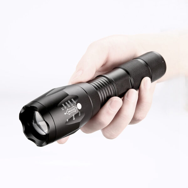 Portable Mini Flashlight LED ZOOM Torch Hunting Zoomable Flashlight Torch Light - Image 12