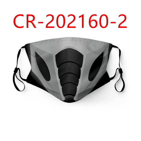 Printed Dustproof Masks For Men And Women With Filter Element - Image 3