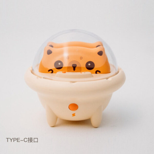 Duoxin Spacecraft Cute Pet Cute Small Portable Charging Treasure Female Ultra-thin Mini Capsule Emergency Mobile Power Gift - Image 3