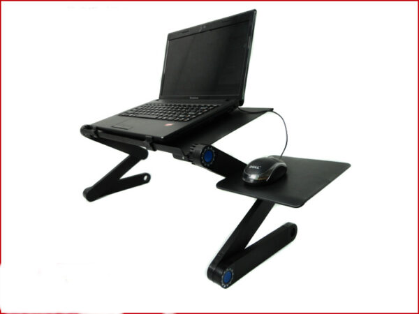 Aluminum Alloy Laptop Desk TV Bed Computer Desk Folding Computer Desk Study Book Small Desk - Image 6