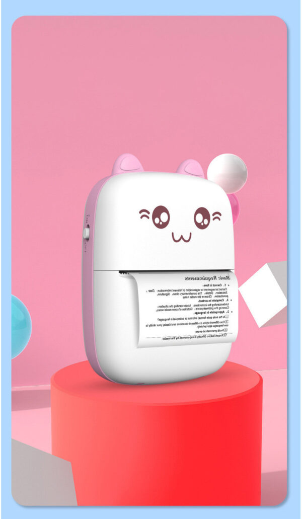 Mini Bluetooth Photo Label Printer Portable Pocket - Image 6