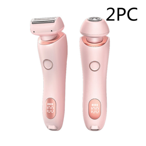 2-in-1 Rechargeable Hair Removal Epilator & Trimmer – USB Powered, Painless Shaver for Women’s Face, Legs, Armpits, Bikini, & Body - Image 7