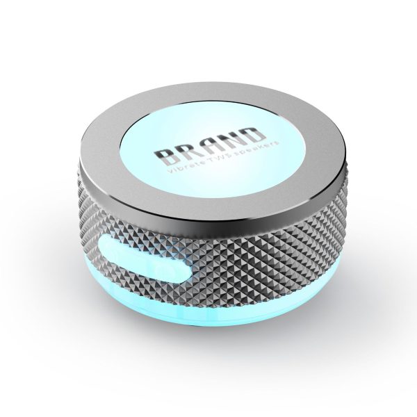 Small Wireless Bone Conduction Speakers Bluetooth Vibration Speaker With Color LED Light Portable Surface Adsorption Speaker - Image 7