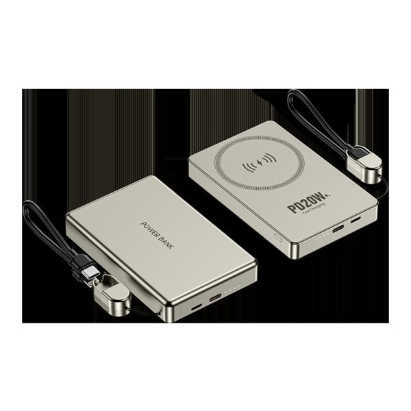 Ultra-thin Fast-charging Magnetic Wireless Power Banks Capacities - Image 6