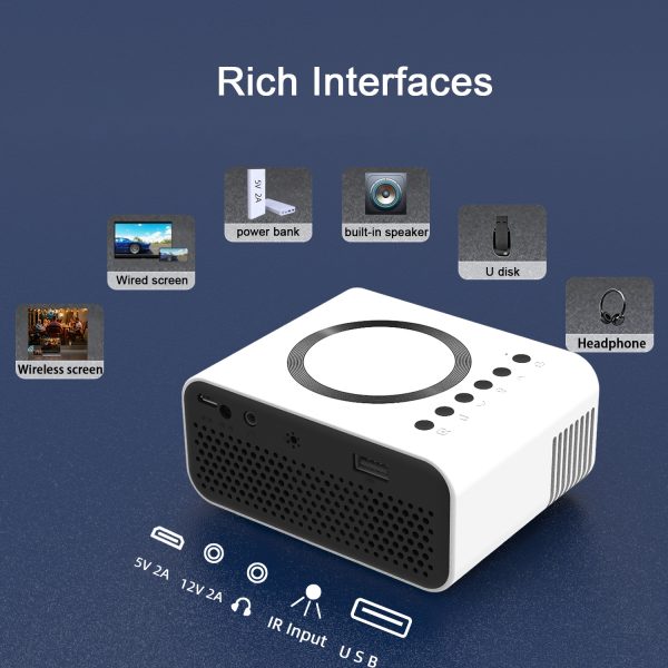 YT300 Mobile 1080P Home Theater Projector for Smartphones - Image 7