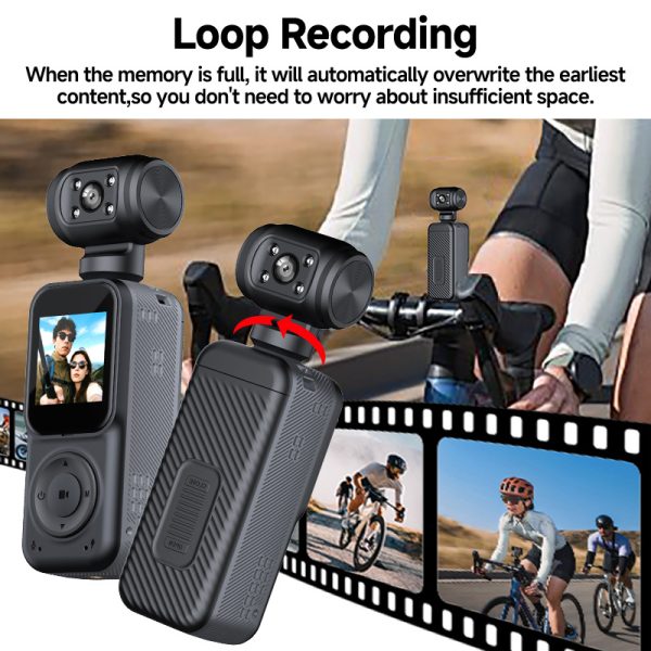 Panoramic Sports Camera Handheld DV Outdoor HD 4K Dual Lens - Image 4
