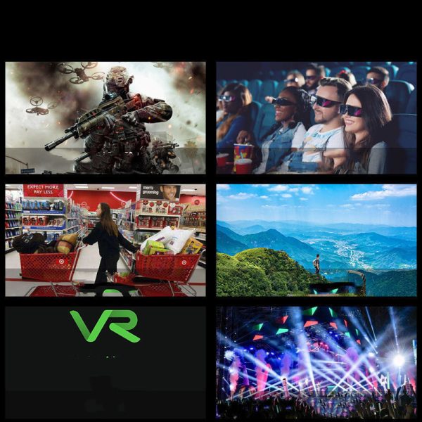New VRG Pro 3D VR Glasses Virtual Reality Full Screen Visual Wide-Angle VR Glasses For 5 To 7 Inch Smartphone Eyeglasses Devices - Image 5