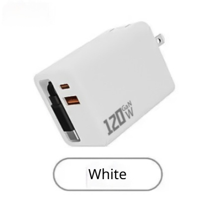 120W GaN Fast Charger With Built-in Retractable Cable - Image 4