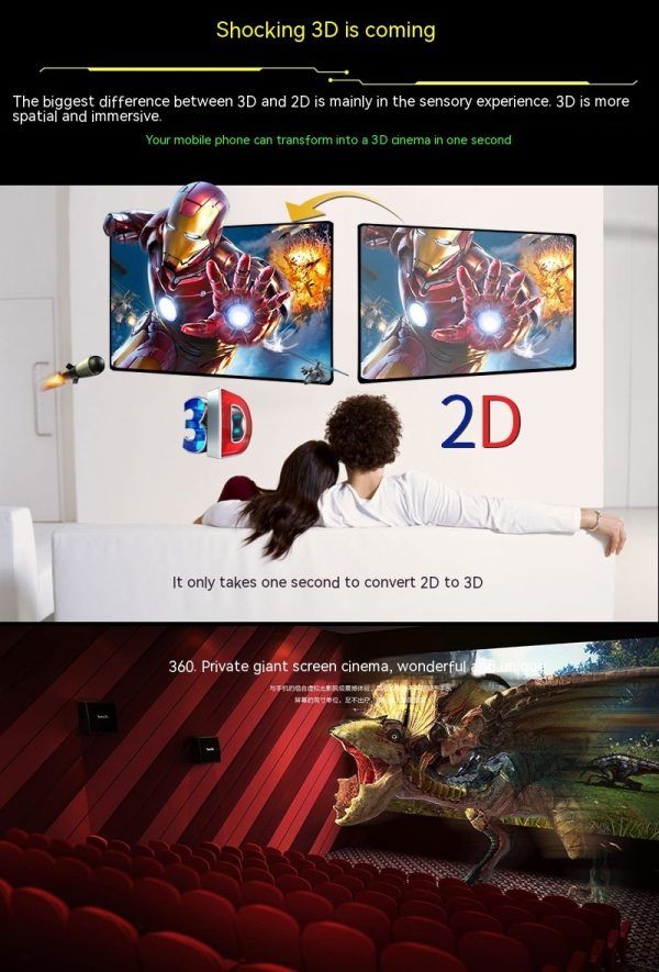 Phone 3D Glasses VR Glasses Head-mounted Vr Glasses VR Virtual - Image 9
