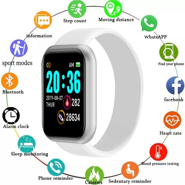 Y68 Smart Bracelet Student Male And Female Sports Bluetooth Watch - Image 2
