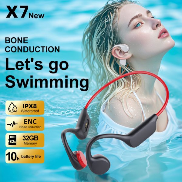 Waterproof Bone-Conduction Bluetooth Sports Headphones - Image 6